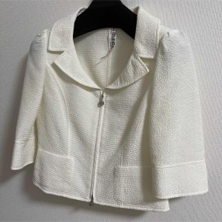 ☆極美品☆ Rene ルネ ホワイト ジャケット サイズ34 | gulatilaw.com