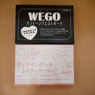 ウィゴー(WEGO)のニコラ　付録　WEGO　2点セット　ペンポーチ・ウエストポーチ　雑誌付録(ボディバッグ/ウエストポーチ)