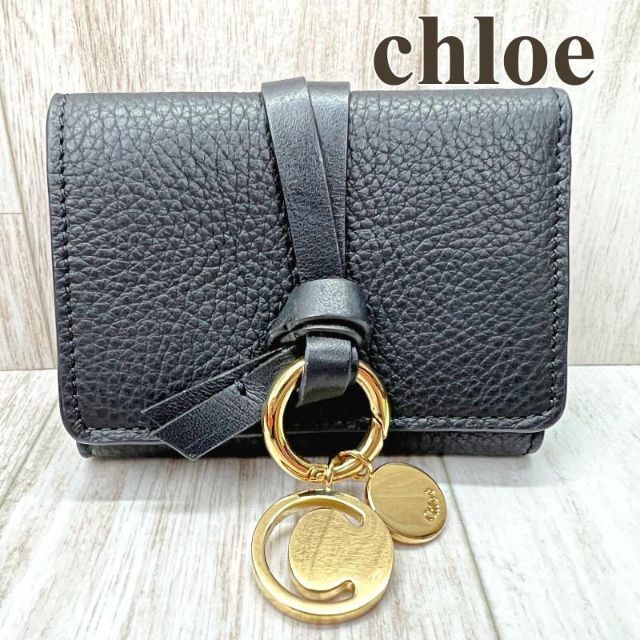 テレワーク関連 クロエ Chloe 三つ折り財布 コンパクトウォレット