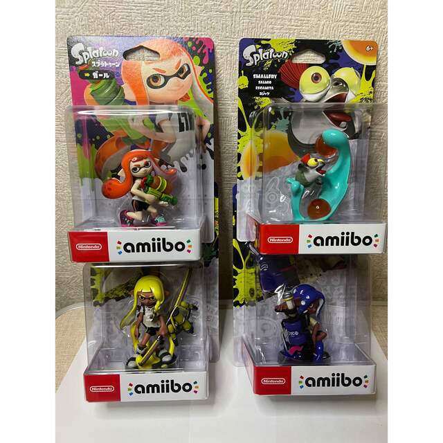 amiiboスプラトゥーンamiibo イエロー　ブルー　コジャケ　オレンジガール