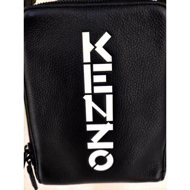 逸品】 KENZO ケンゾー メッセンジャーバッグ ブラック FC65PM213F30