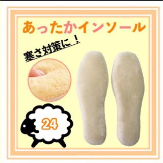 あったかインソール24センチ(ベージュ)(その他)