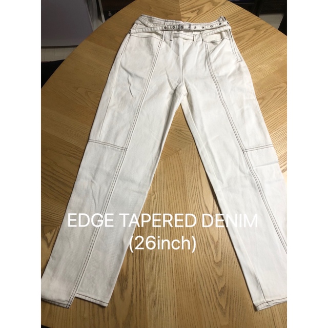 Ameri VINTAGE - 最終価格☆EDGE TAPERED DENIM(26inch)の通販 by chez