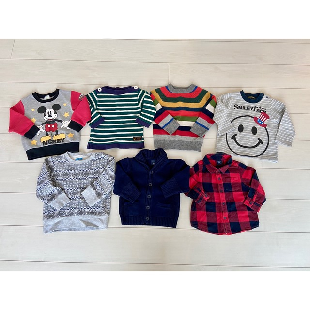 UNITED ARROWS green label relaxing(ユナイテッドアローズグリーンレーベルリラクシング)の美品多数！子供服まとめ売り【男の子】90cm【52点】アウター、靴、パジャマも！ キッズ/ベビー/マタニティのキッズ服男の子用(90cm~)(その他)の商品写真