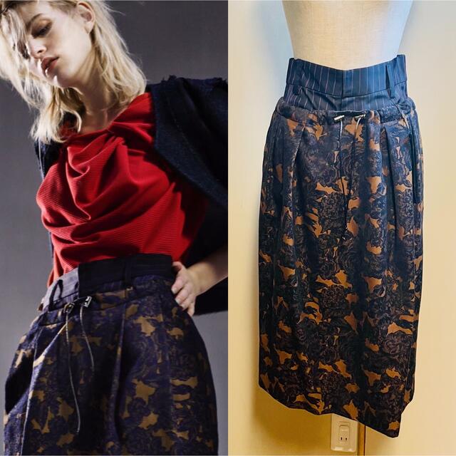 IROR BRILLIANT MARKET ＊ ジャガードスカート レディースのスカート(ひざ丈スカート)の商品写真