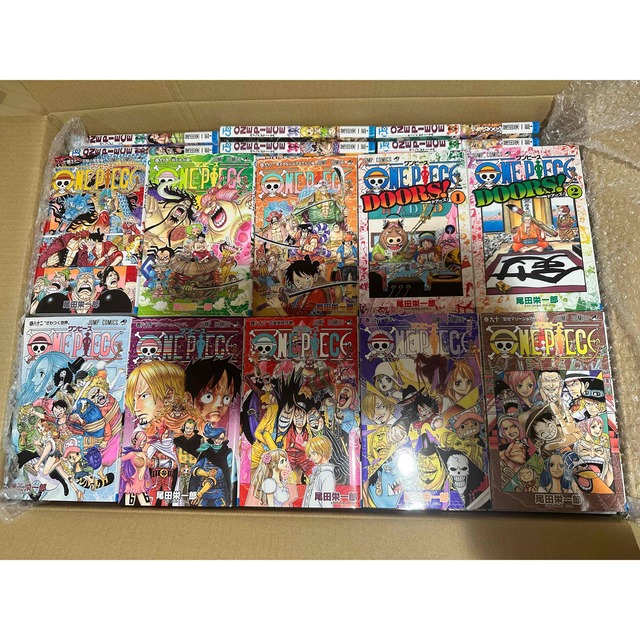 ONE PIECE(ワンピース)のワンピース1〜96巻＋ドアーズ1.2＋おまけ エンタメ/ホビーの漫画(全巻セット)の商品写真