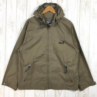 ジャックウルフスキン(Jack Wolfskin)のMENs L  ジャックウルフスキン トラベル ジャケット Travel Jacket ウィンドシェル フーディ JACKWOLFSKIN ベージュ系(その他)