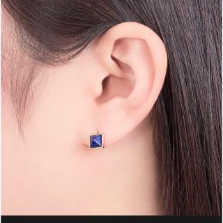 ジュエリーツツミ(JEWELRY TSUTSUMI)のk10  ラピスラズリ　ピアス　ツツミ(ピアス)