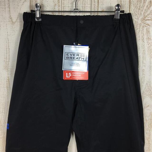 ヨコストレッチ130%MENs M  ファイントラック エバーブレス フォトン パンツ レインシェル FINETRACK FAM0322 BK ブラック系