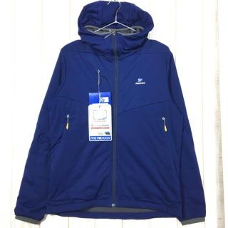 ファイントラック(finetrack)のMENs M  ファイントラック ドラウト ポリゴン 3 フーディ DROUGHT POLYGON 3 HOODY 化繊 アクティブ インサレーション ジャケット FINETRACK FMM0901 MB ネイビー系(その他)