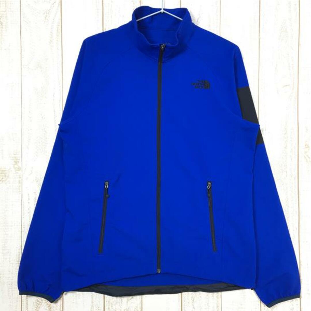 THE NORTH FACE ノースフェイス ソフトシェルジャケット青 メンズM