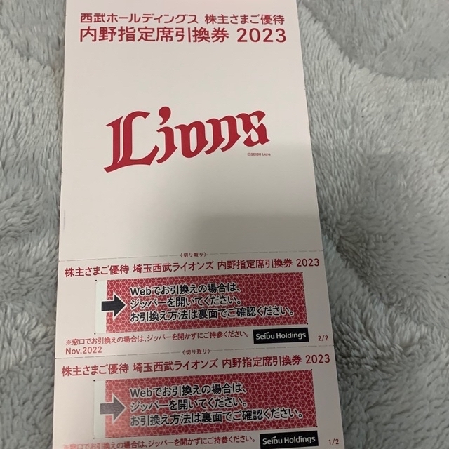 西武百貨店(セイブヒャッカテン)の西武株主優待券　500株　フルセット チケットの優待券/割引券(その他)の商品写真