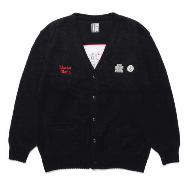 WACKOMARIA BLACK EYE PATCH CARDIGAN | hartwellspremium.com