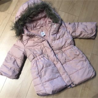 ベビーギャップ(babyGAP)の【美品】　baby gap アウター コート 女の子　ダウン　80(ジャケット/コート)