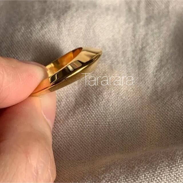 ●stainless widenarrow ring●金属アレルギー対応 レディースのアクセサリー(リング(指輪))の商品写真