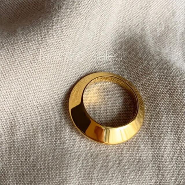 ●stainless widenarrow ring●金属アレルギー対応 レディースのアクセサリー(リング(指輪))の商品写真