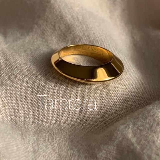 ●stainless widenarrow ring●金属アレルギー対応 レディースのアクセサリー(リング(指輪))の商品写真