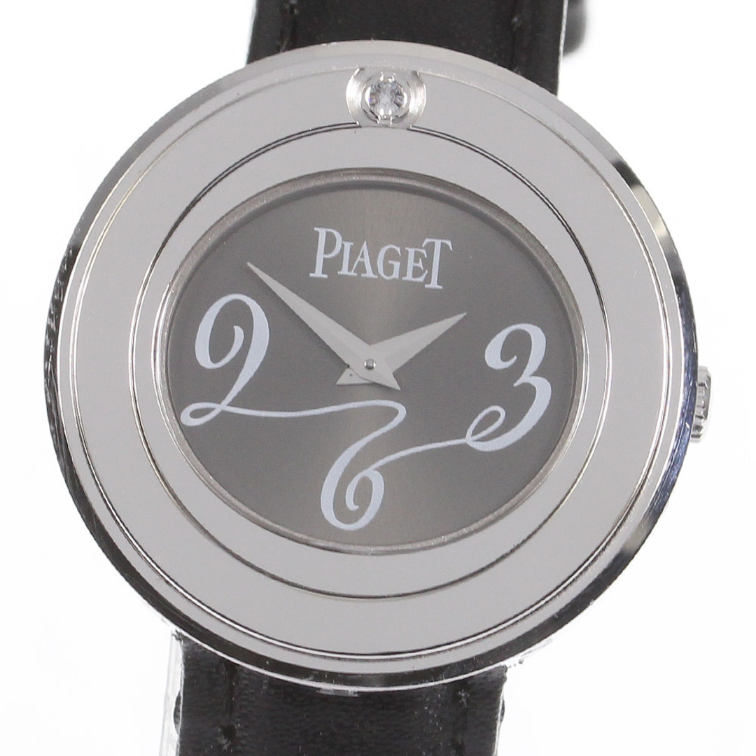 【PIAGET】ピアジェ ポセション K18WG 1Pダイヤ P10275 クォーツ レディース_711249【ev20】