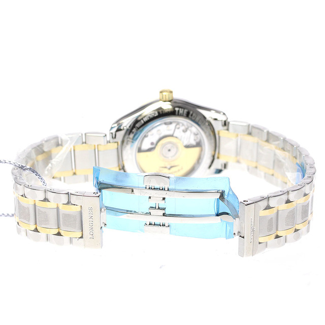 ☆未使用品★箱・保証書付き【LONGINES】ロンジン マスターコレクション デイト 12Pダイヤ L2.257.5 自動巻き レディース_715327【ev10】