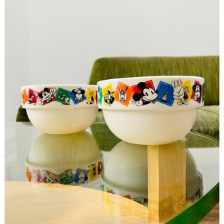 ディズニー(Disney)のミッキーマウス！スープボウル・サラダボール 陶磁器(食器)