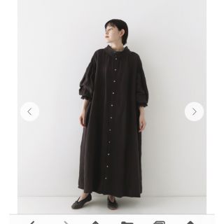 ネストローブ(nest Robe)のネストローブ　リネンバックリボン　２way ワンピース(ロングワンピース/マキシワンピース)