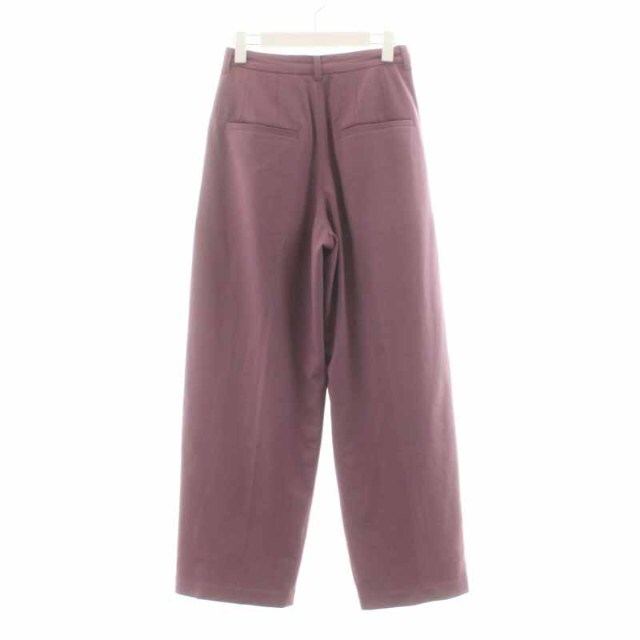 CLANE(クラネ)のクラネ 20AW BASIC TUCK PANTS ワイドパンツ 1 S 紫 レディースのパンツ(その他)の商品写真