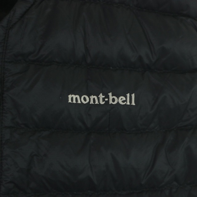 mont bell(モンベル)のMontbell スペリオダウンVネックベスト ダウンベスト M 黒 メンズのジャケット/アウター(ダウンベスト)の商品写真