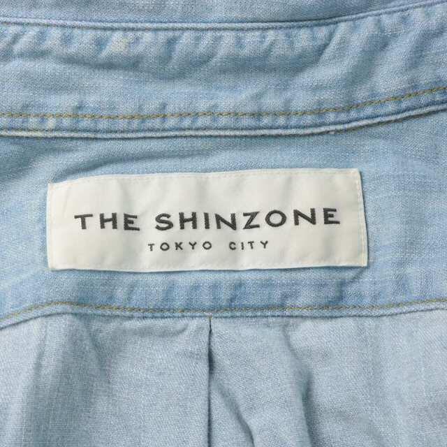 Shinzone(シンゾーン)のShinzone DENIM DADDY SHIRT RS M 水色 レディースのトップス(シャツ/ブラウス(長袖/七分))の商品写真