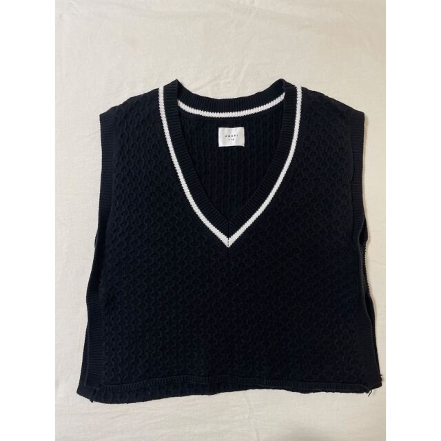 Ameri VINTAGE(アメリヴィンテージ)の【Ameri Vintage】 flare shirt with vest レディースのトップス(ニット/セーター)の商品写真