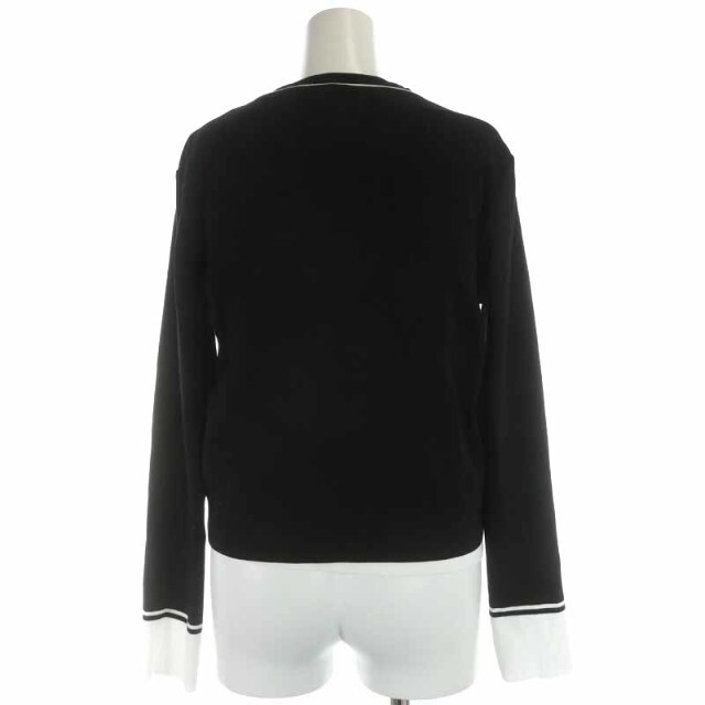 FOXEY(フォクシー)のFOXEY Darcy Twin Knit アンサンブルニット 38 S 黒 レディースのトップス(アンサンブル)の商品写真