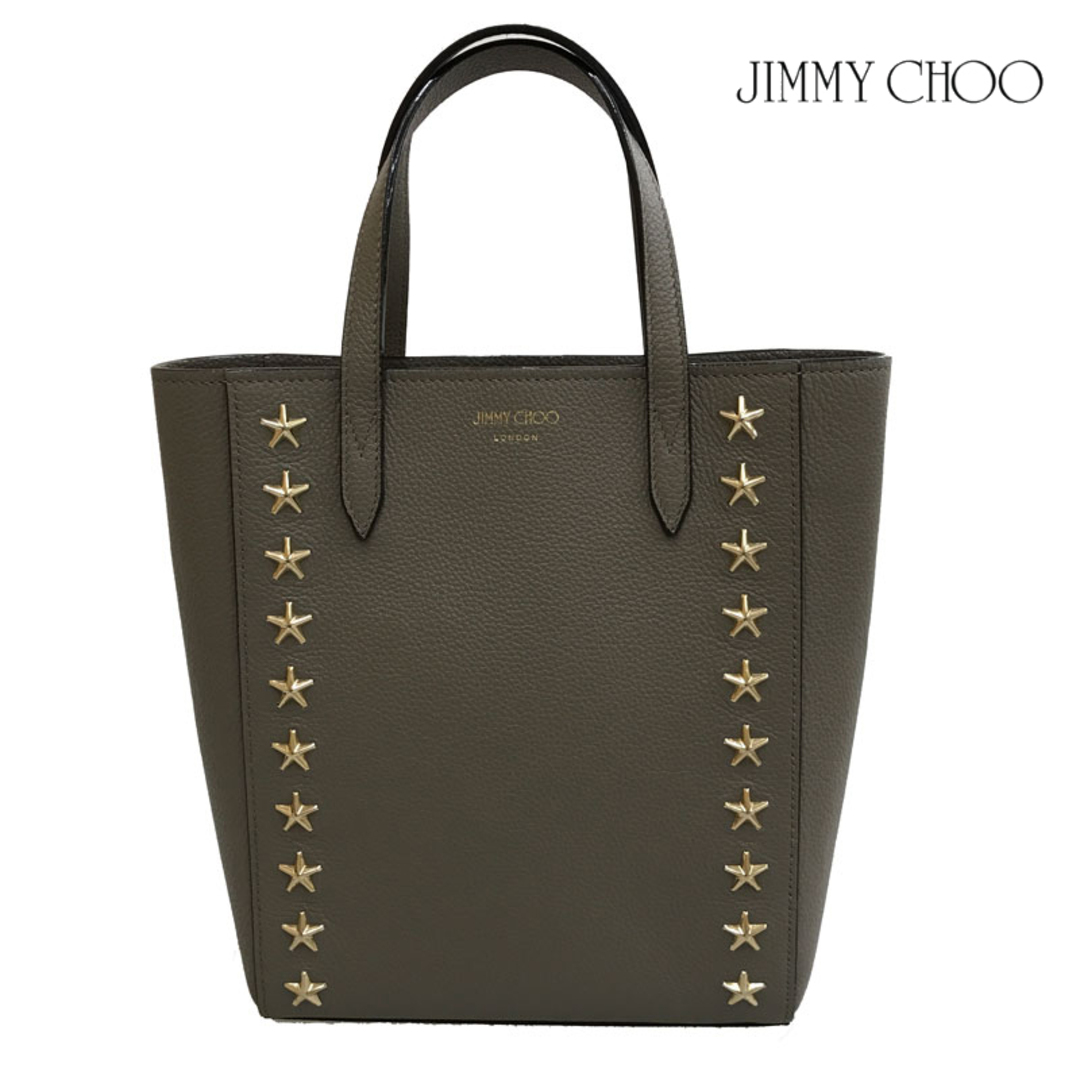 ジミーチュウ JIMMY CHOO スター スタッズ トート ハンドバッグ