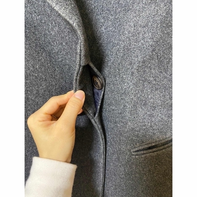 UNIQLO - 【UNIQLO ユニクロ】+J コート ダークグレー ジル UNIQLO - 【UNIQLO ユニクロ】+J コート ダークグレー ジル