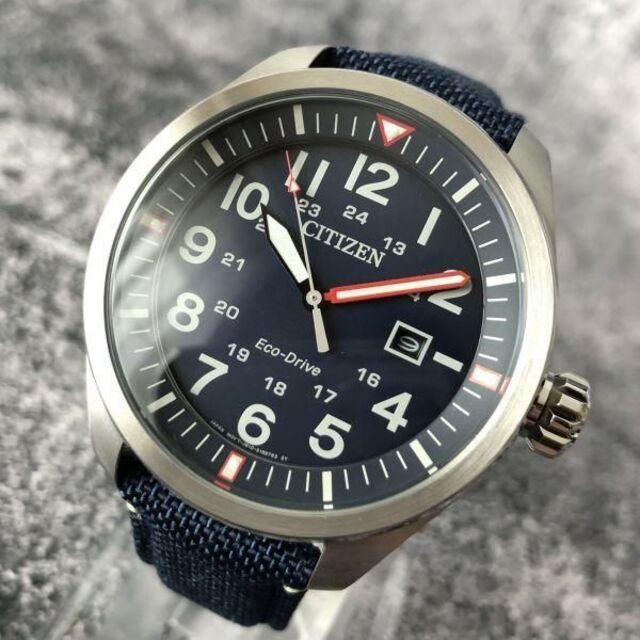 CITIZEN - シチズン ソーラー エコドライブ CITIZEN NATOベルト メンズ