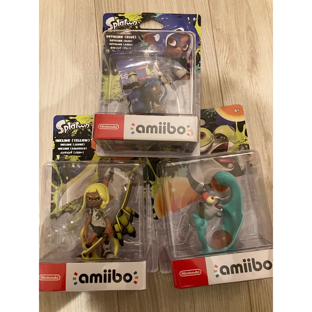 スプラトゥーン3 amiibo オクトリング　インクリング　コジャケ　各1個 エンタメ/ホビーのゲームソフト/ゲーム機本体(その他)の商品写真