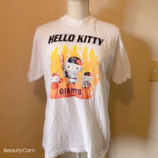 ハローキティ(ハローキティ)のハローキティージャイアンツTシャツ(Tシャツ(半袖/袖なし))