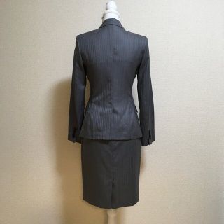 【超美品】UNTITLEDオンクローゼットスカートスーツ 行事 面接 シルク上質