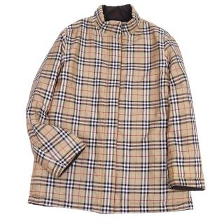 バーバリー(BURBERRY)の美品 Vintage バーバリー Burberrys コート リバーシブル チェック 中綿入り アウター レディース 40(M相当) ベージュ/カーキ(その他)