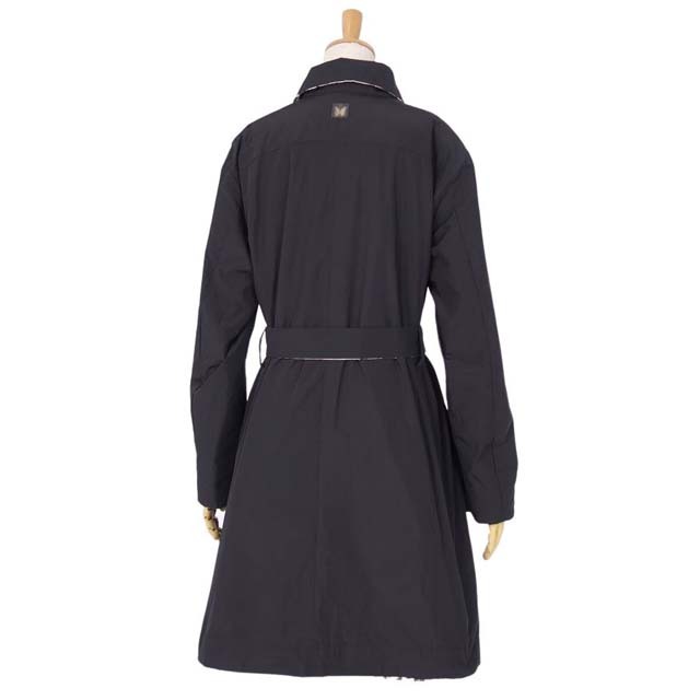 美品 マックスマーラ Max Mara WEEKEND コート リバーシブル 総柄 ナイロン 総柄 アウター レディース JI44 USA10 FB4(XL相当) ブラック/ホワイト 8