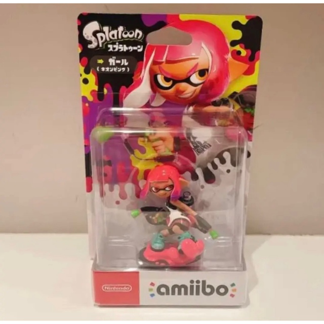 任天堂(ニンテンドウ)の新品 amiibo ガール ネオンピンク (スプラトゥーンシリーズ) エンタメ/ホビーのフィギュア(ゲームキャラクター)の商品写真