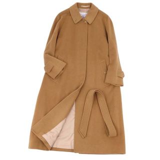 バーバリー(BURBERRY)の極美品 Vintage バーバリー Burberrys コート ステンカラーコート バルマカーンコート レディース ウール カシミヤ アウター 7AB2(S相当) ベージュ(その他)