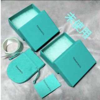 ティファニー(Tiffany & Co.)の美品＊未使用＊ティファニー保存袋2と保存箱2とリボン1とカード1セット(その他)