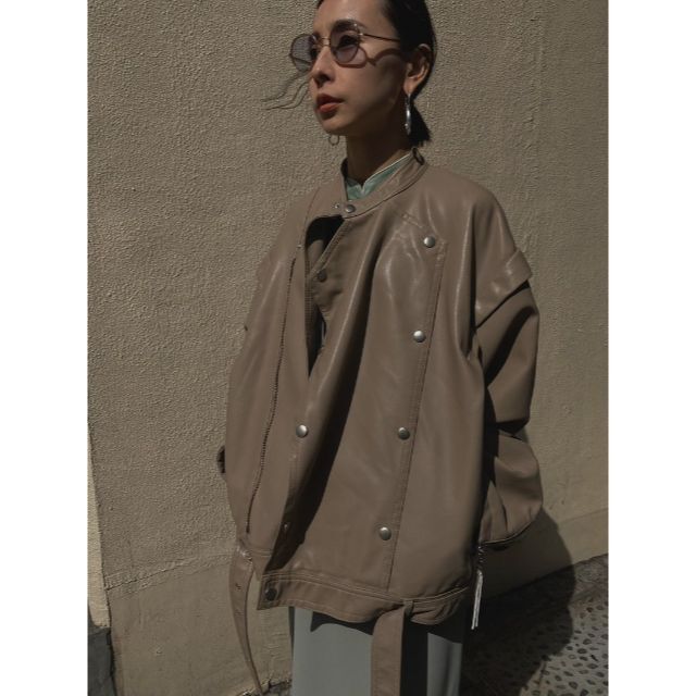 Ameri VINTAGE - 新品 AMERI RETRO FAKE LEATHER JACKET 正規品 Ameri VINTAGE - 新品 AMERI RETRO FAKE LEATHER JACKET 正規品