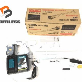 マキタ(Makita)の☆極美品☆makita マキタ 18V 充電式クリーナー CL181FDRFW 白/ホワイト バッテリー(18V 3.0Ah) 充電器付き 掃除機 61419(工具)