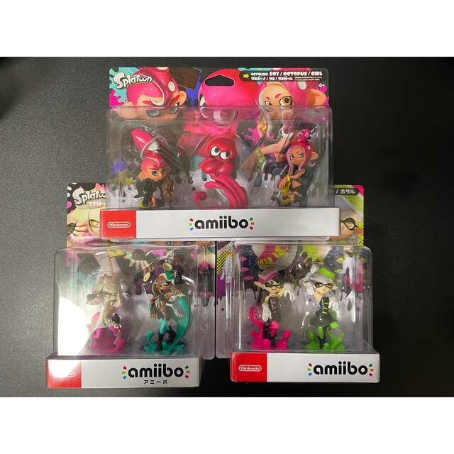 amiiboスプラトゥーン　トリプルセット　シオカラーズ　テンタクルズ