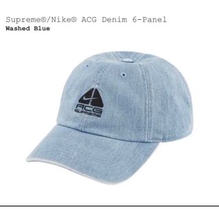 シュプリーム(Supreme)のSupreme Nike ACG Denim6-Panel WashedBlue(キャップ)