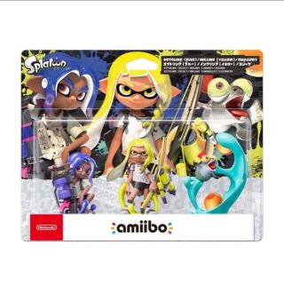 ニンテンドースイッチ(Nintendo Switch)のamiiboトリプルセット[インクリングイエローオクトリングブルーコジャケ](アニメ/ゲーム)