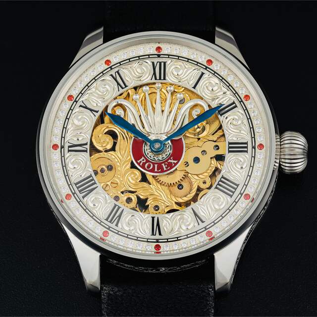 ROLEX(ロレックス)のロレックス ROLEX アンティーク 手巻き ★スケルトン 腕時計 メンズ 希少 メンズの時計(腕時計(アナログ))の商品写真