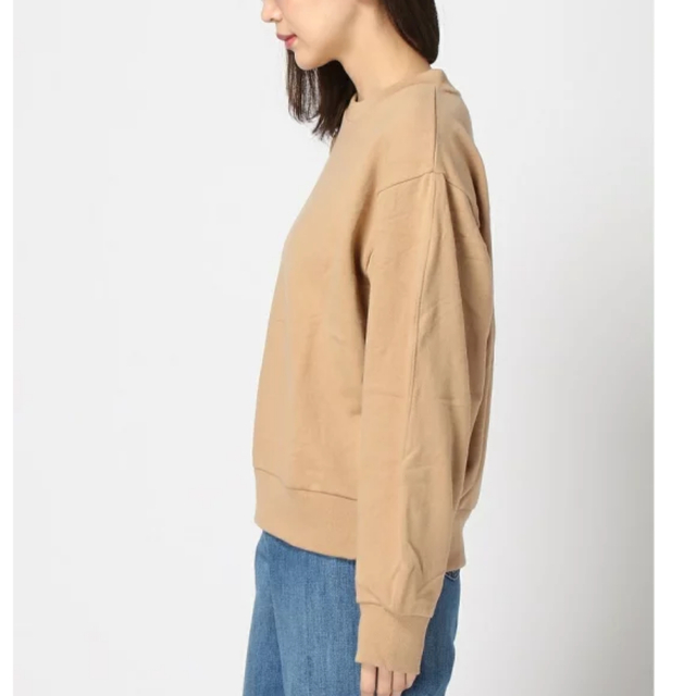 GAP(ギャップ)の新品✨タグ付き♪定価5,990円　スウェット　トレーナー ベージュ　 レディースのトップス(トレーナー/スウェット)の商品写真