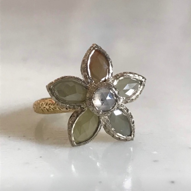 kadomi jewelry お花リング