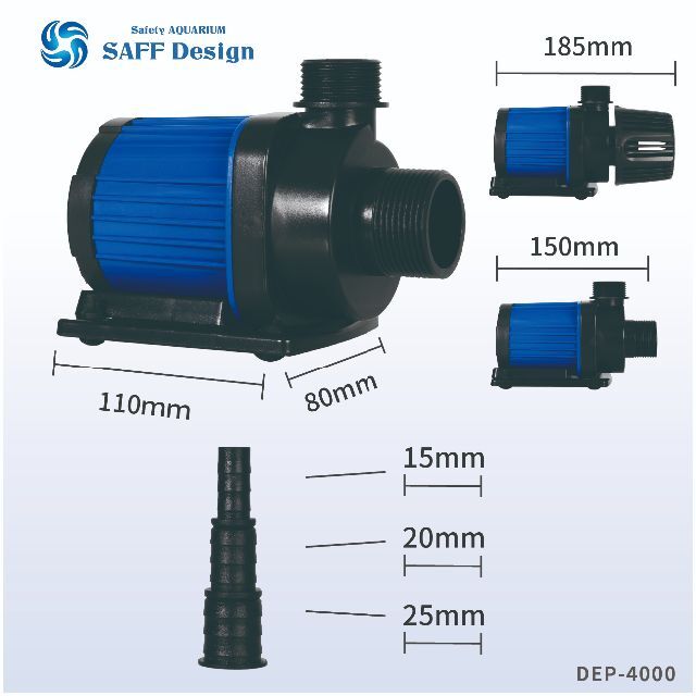 【１ヶ月保証】Hsbao社製 DEP-4000 4000L/H DCポンプ 水中 その他のペット用品(アクアリウム)の商品写真